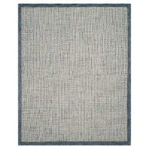 Navy/Ivory Abstract Tufted Area Rug - (8