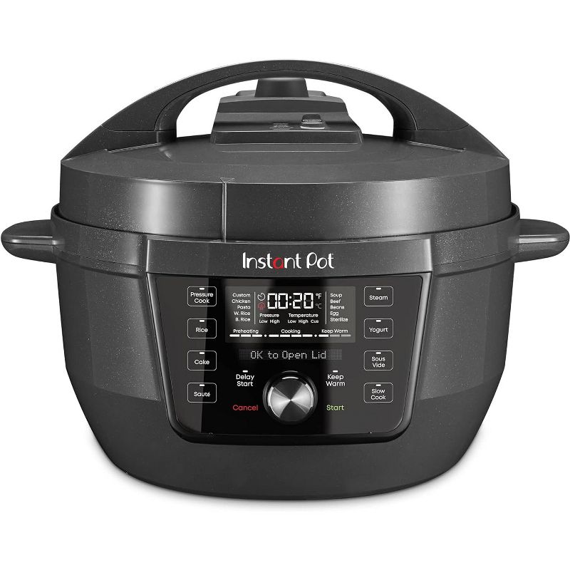 Instant Pot RIO Wide Plus, 7.5 Quarts, Quiet Steam Release, 9-in-1 Electric Multi-Cooker, Pressure Cooker, Slow Cooker, Rice Cooker & More XL, 1 of 9
