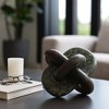 Decorative Object Marble Knot Sculpture for Home Decor - Stylish Figurine and Statues Inspired Living Room Decorations - 3 of 4