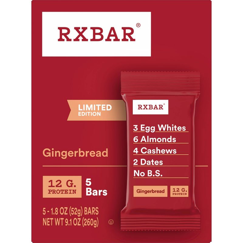 RXBAR Gingerbread Protein Bars - 5ct, 3 of 7