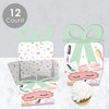 Big Dot of Happiness Pajama Slumber Party - Square Favor Gift Boxes - Girls Sleepover Birthday Party Bow Boxes - Set of 12 - 3 of 4