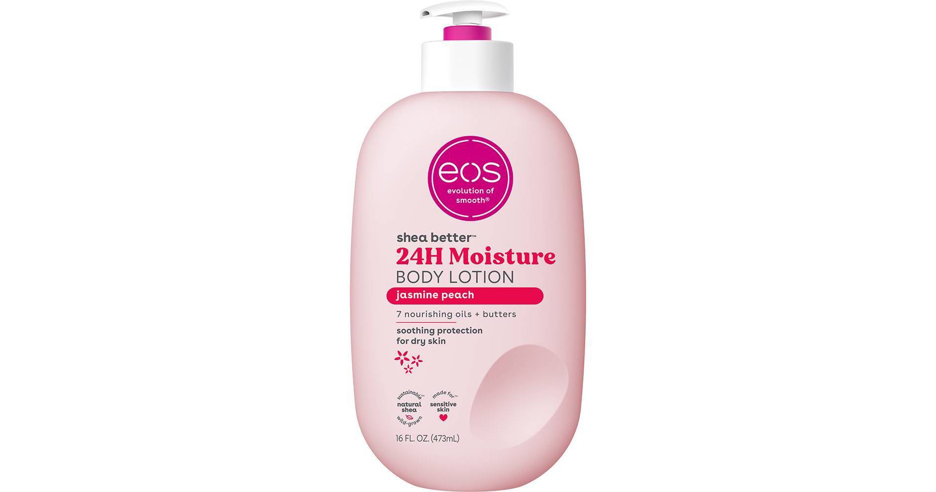 eos Jasmine Peach Body Lotion - 16oz