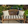 Casual Cushion Solid Sunbrella Fabric 1-Piece Indoor/Outdoor Square Throw Pillow - 2 of 4