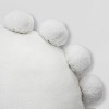 Round Plush Kids' Pillow With Pom-poms Pink - Pillowfort™ : Target