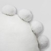 Round Plush Pillow with Poms-Poms - Pillowfort™ - image 3 of 4