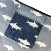 Wrapables Large & Small Foldable Nylon Reusable Shopping Bags (Set of 2), Fish - 4 of 4