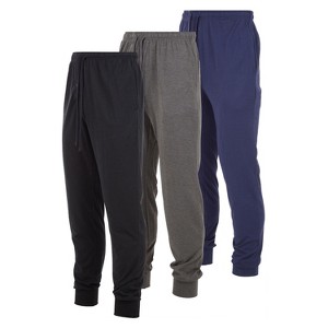 DARESAY Mens Lounge Pants Joggers with Pockets - Mens Pajama Pants - Lounge Pants Men, Up to 3XL Pack of 3 - 1 of 4