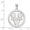 Black Bow Jewelry Sterling Silver Virginia Wahoos NCAA Extra Large Pendant - 2 of 3