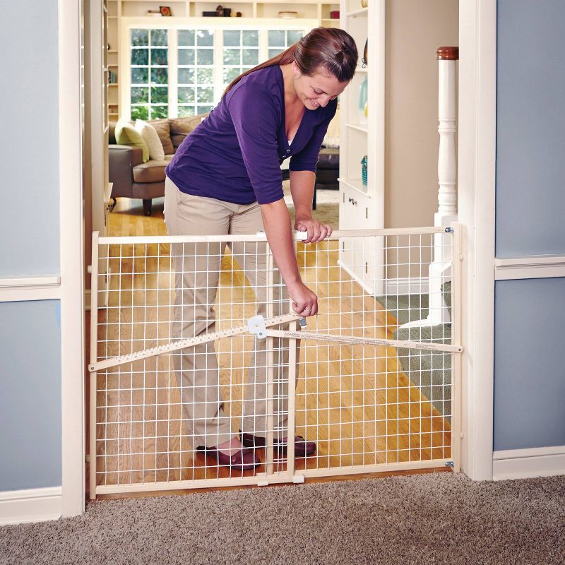 Toddleroo by North States Quick-Fit Wire Mesh Baby Gate, 5 of 8