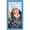 PosterPalooza | Shabby Chic Blue Picture Frame - UV Acrylic, Foam Board Backing, Hanging Hardware - 2 of 4