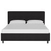 Skyline Furniture Olivia Solid Woven Upholstered Platform Bed Twill - 2 of 4