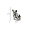 Black Bow Jewelry Sterling Silver Chihuahua Bead Charm - 3 of 4