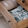 Sapphtopaz Modern Rustic Dresser with 3 Drawers & 3-Tier Open Storage Rack Versatile Storage Cabinet with Black Metal Frame for Bedroom,Entryway - 2 of 4