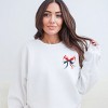 Simply Sage Market Patriotic Bow Star Coquette Sweatshirt - 3 of 4