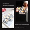 Glass Candle Holder, Clear Cross Shape, Dishwasher Safe, Event Decor Piece, Square Design, 6.6"x6.6" - 3 of 4