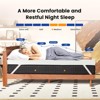 Itopfox Gel Memory Foam Mattress Topper Queen with Removable Washable Bamboo Cover, CertiPUR-US Certified for Cooling Comfort - 4 of 4