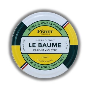 Feret Parfumeur Lips, Face & Hands Balm Violet Fragrance (1.69 oz) Ultra-Nourishing | Hydrates, Soothes & Protects with Honey & Dandelion - 1 of 2