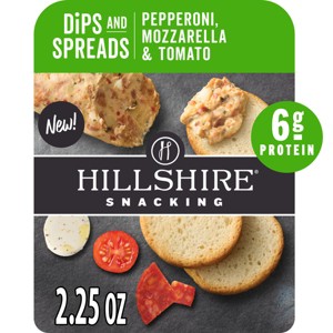 Hillshire Snacking Dips and Spreads Pepperoni, Mozzarella & Tomato - 2.25oz - 1 of 4