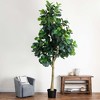 Nearly Natural 13-ft Artificial Fiddle Leaf Fig Tree - 4 of 4