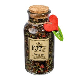 Fjt Green Tea With Pineapple, Strawberry And Mint 130g - Refreshing And Flavorful Detox Blend From Fjt - 1 of 1