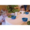 Red Rover 7" 4pk Bamboo Kids' Plates Blue/Green/Purple: BPA-Free Baby & Toddler Dining Plates, Dishwasher-Safe - 3 of 3