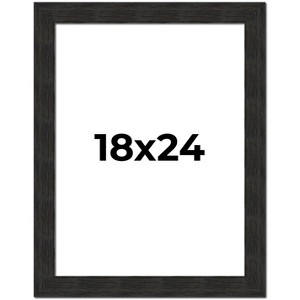 PosterPalooza | Contemporary Black Picture Frame - UV Acrylic, Foam Board Backing, Hanging Hardware - 1 of 4