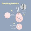 Sweet Paws Bag Charm Duo Holders for Used Dog Waste Bags - Pink/Purple - 3 of 4