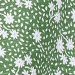 forest jade white ditsy floral