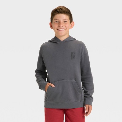 Boys' Hooded Fleece Sweatshirt - Cat & Jack™