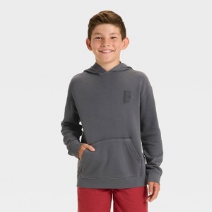 Boys' Hooded Fleece Sweatshirt - Cat & Jack™ - 1 of 4