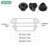Unique Bargains Rubber Corrosion-Resistant Snap-in Locking Hole Plugs Black - 3 of 4