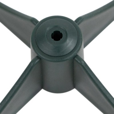 Green Plastic Foldable Christmas Tree Stand for Small Artificial Trees