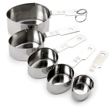 Norpro Stainless Steel Measuring Cups, 5-Piece Set