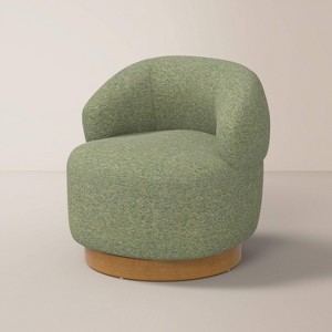 Swivel Chair with Plinth - Hearth & Hand™ with Magnolia - 1 of 4