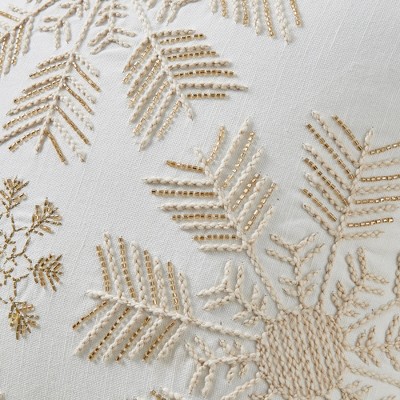 gold beaded snowflake