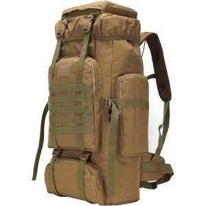 Hiking Backpack for Men 70L Camping Backpack Military Rucksack - 3 Days Assault Pack for Climbing - 1 of 4