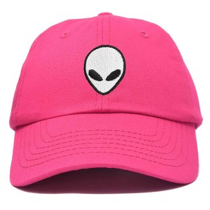 Dalix Alien Embroidered UFO Dad Hat Cotton Baseball Cap Adjustable Mens - 1 of 4