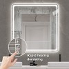 GlasFlength Decorative Wall Mirrors Classic Mirror Wall Mirror Decorative Square Mirror Vanity Mirror for Bathroom, Silver, 36"*36"*0.98" - 3 of 4