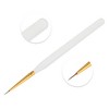 Unique Bargains Nail Painting Brushes for Home DIY Gold Tone Clear White 1 Pc - 3 of 4