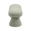 Meridian Furniture,Drum Faux Shearling Teddy Fabric Bench - 4 of 4