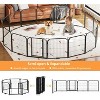 Acekool Steel Pet Playpen - 40" 8-Panel Secure Play Yard for Small Pets - 3 of 4