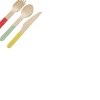 Coterie Party Tricolore Wooden Cutlery Set (30 per pack) - 3 of 4