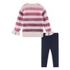 Andy & Evan  Infant  Girls Sweater & Legging Set - 3 of 4