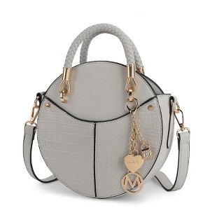 MKF Collection Nobella Women’s Crossbody Bag Croc-Embossed by Mia K - 1 of 4