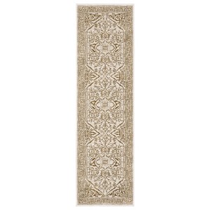 Oriental Weavers Intrigue INT03 Ivory/ Gold Indoor Area Rug - 2'3" x 7'6" - 1 of 4