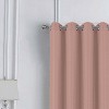 RT Designer Collection Cindy Textured 2 Pack Grommet Curtain Panel 36" x 84" Taupe - 3 of 4