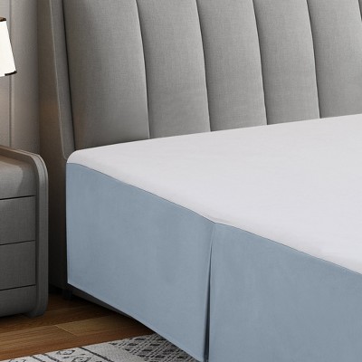 Swift Home | Basics Pleated Microfiber Bed Skirt 14-inch Drop