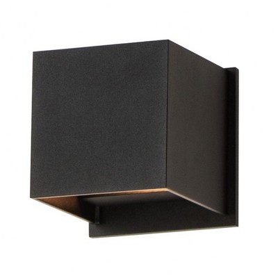 ET2 Lighting Alumilux Cube 2 - Light Wall Light in  Black
