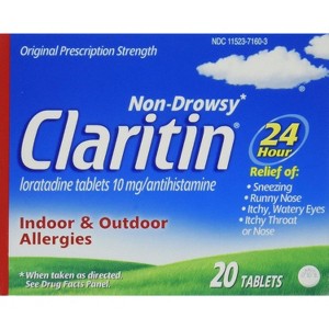 Claritin Loratadine 10mg Tablet Non Drowsy, 20 Count - 1 of 4