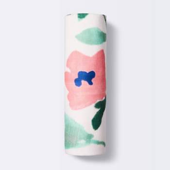 Muslin Swaddle Blanket In Bloom - Pink - Cloud Island™